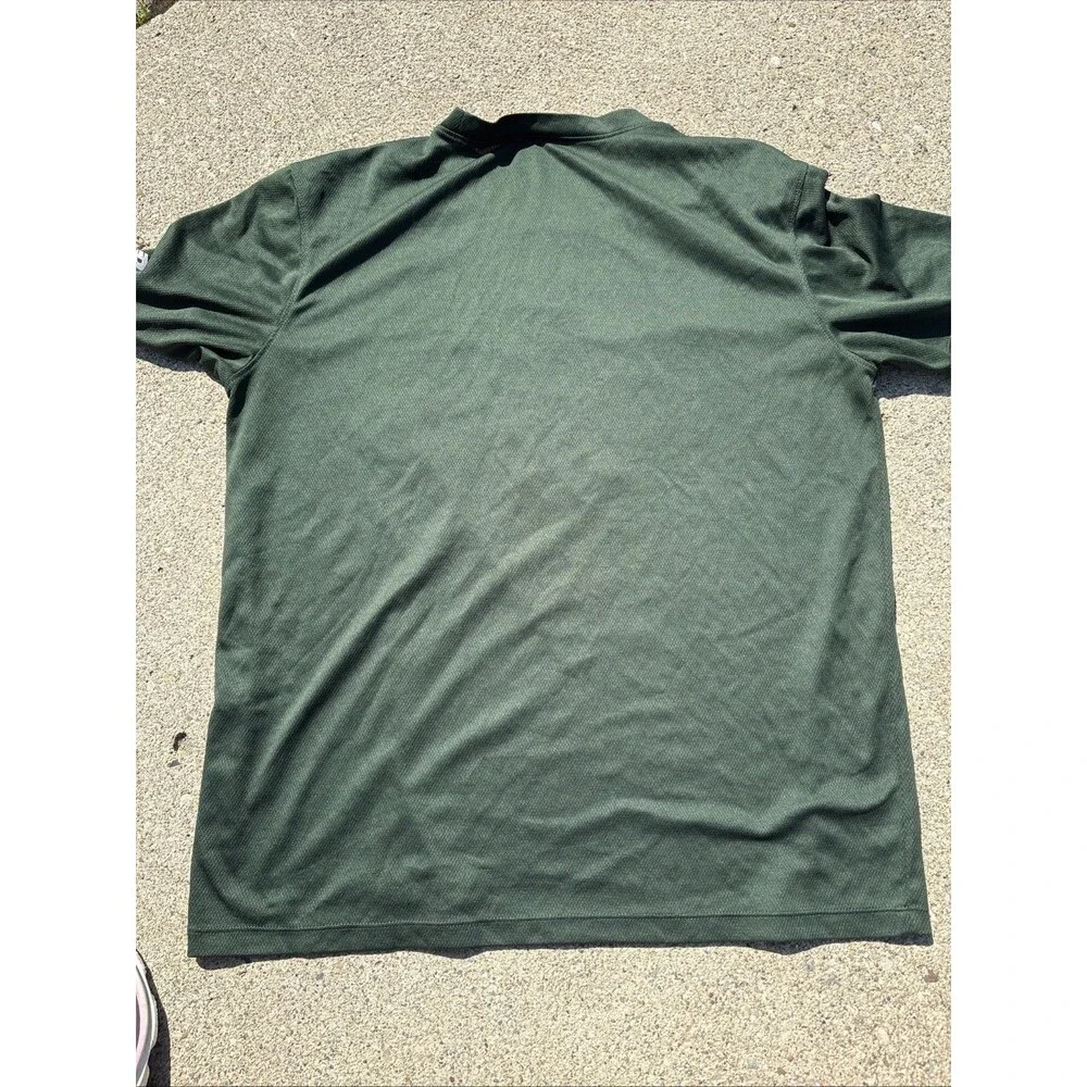 Official 2015 AIR FORCE MARATHON Shirt U-2 Dragon Lady Men Med Green Run Wicking